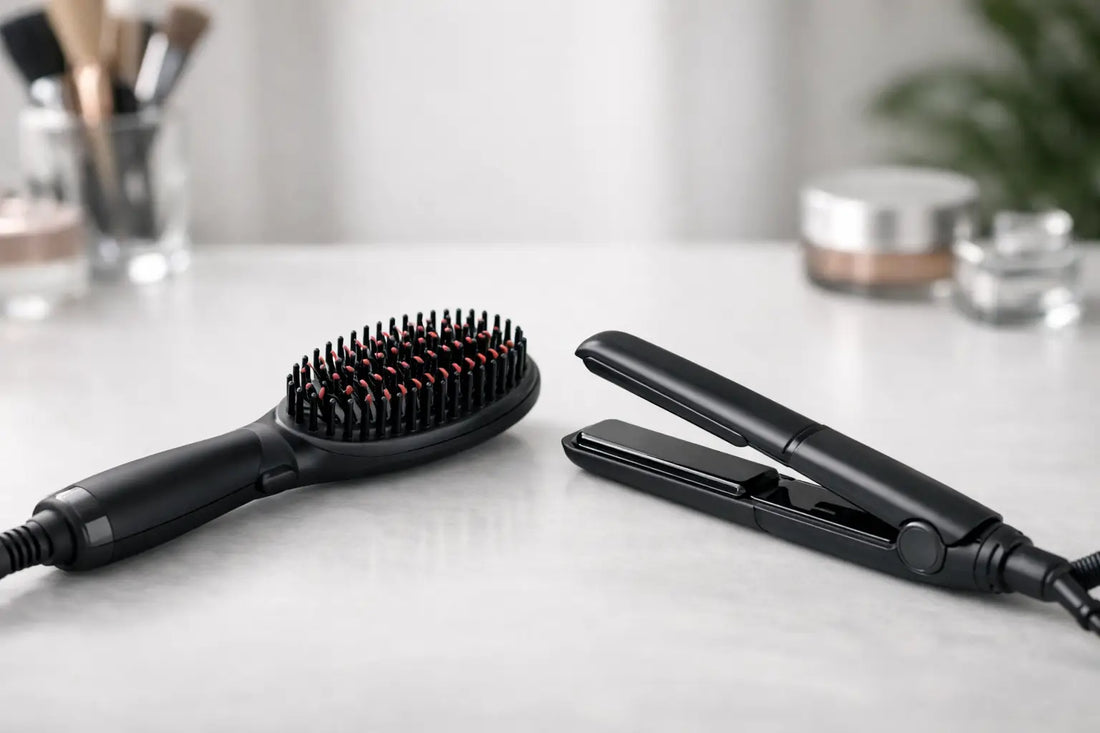Heated Brush vs Flat Iron: Which Should You Use?