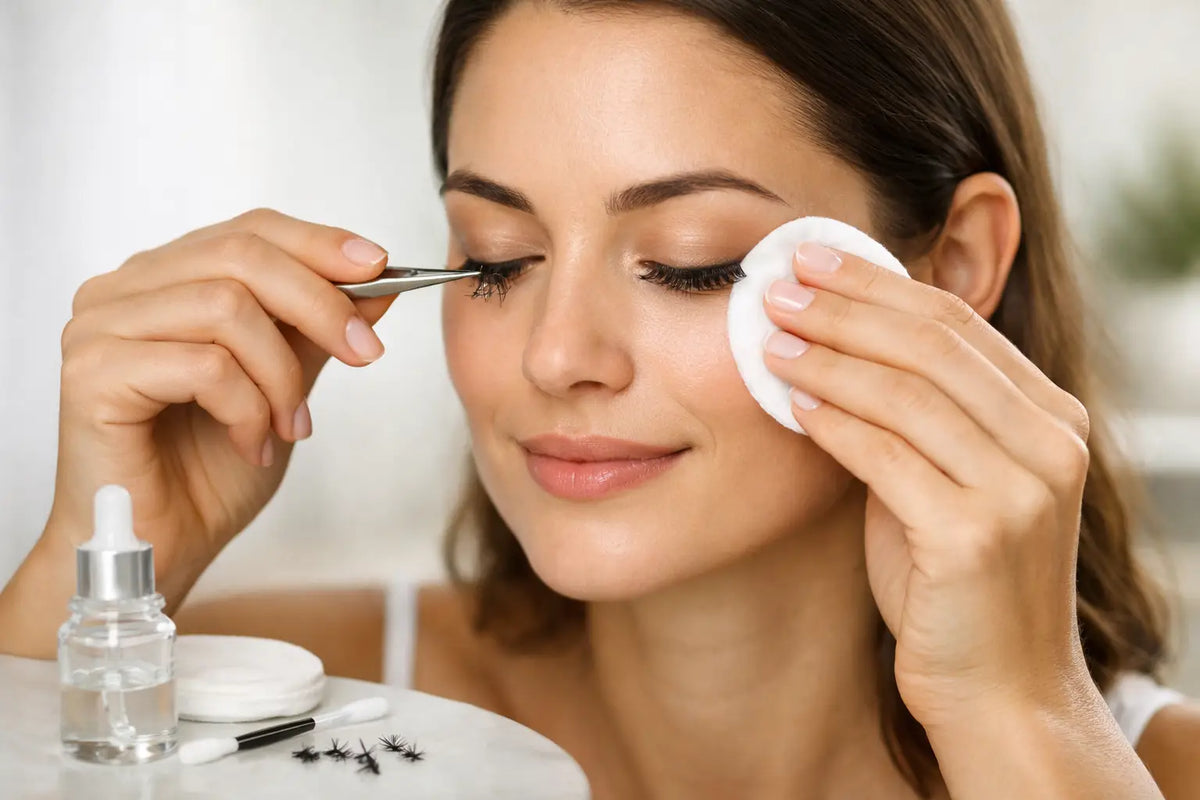 How to Remove Lash Clusters Gently at Home