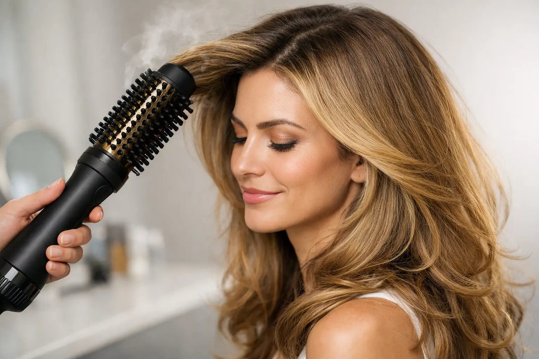 Heated Styling Brush for Volume That Lasts
