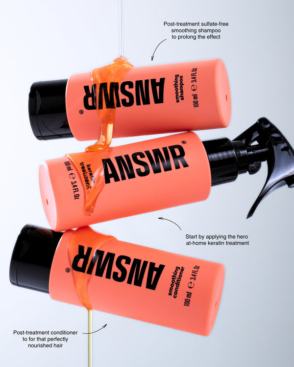 At-home keratin treatment kit + Flyaway control stick