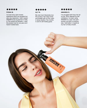 At-home keratin treatment