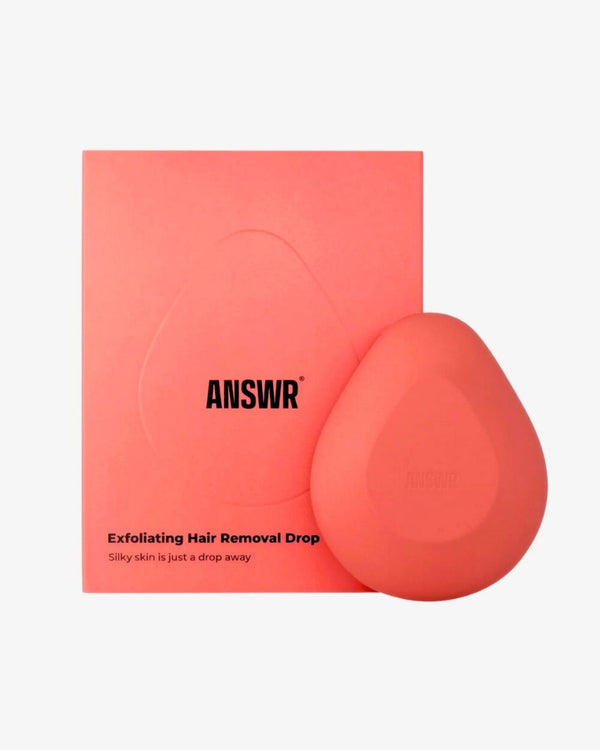 Exfoliating hair removal drop