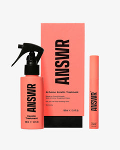 At-home keratin treatment +  Flyaway control stick