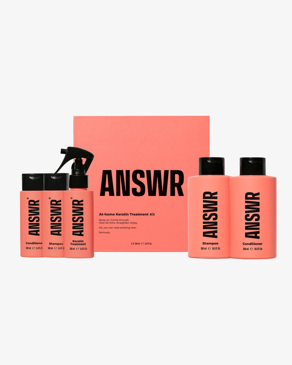 At-home keratin treatment kit + Shampoo & conditioner