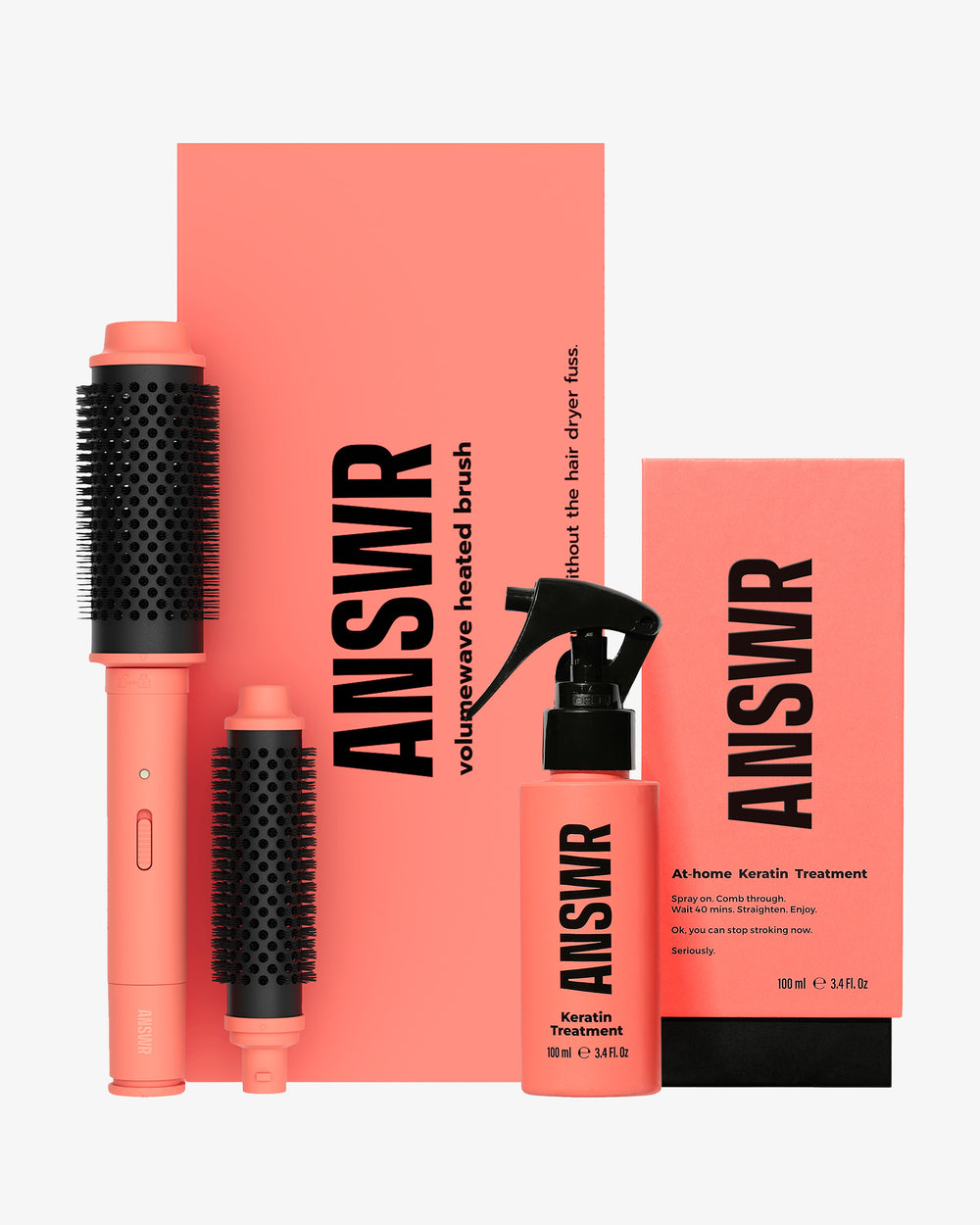At-home Keratin Treatment + Volumewave Heated Brush