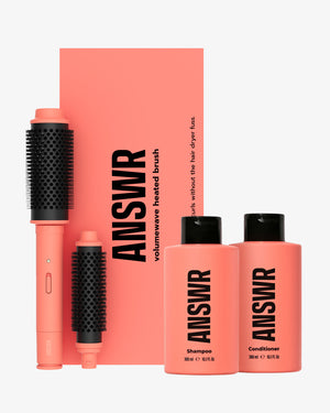 Volumewave heated brush + Shampoo & Conditioner