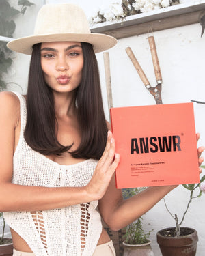 At-home keratin treatment kit